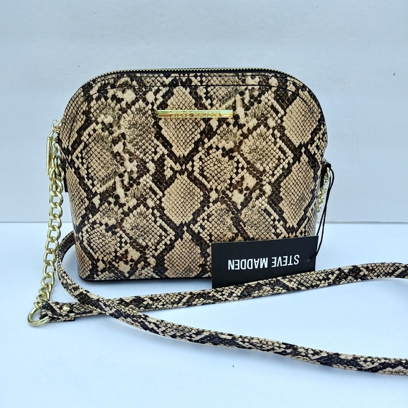 hot nwt steve madden dome crossbody shoulder bag purse